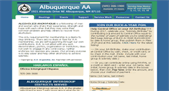 Desktop Screenshot of albuquerqueaa.org
